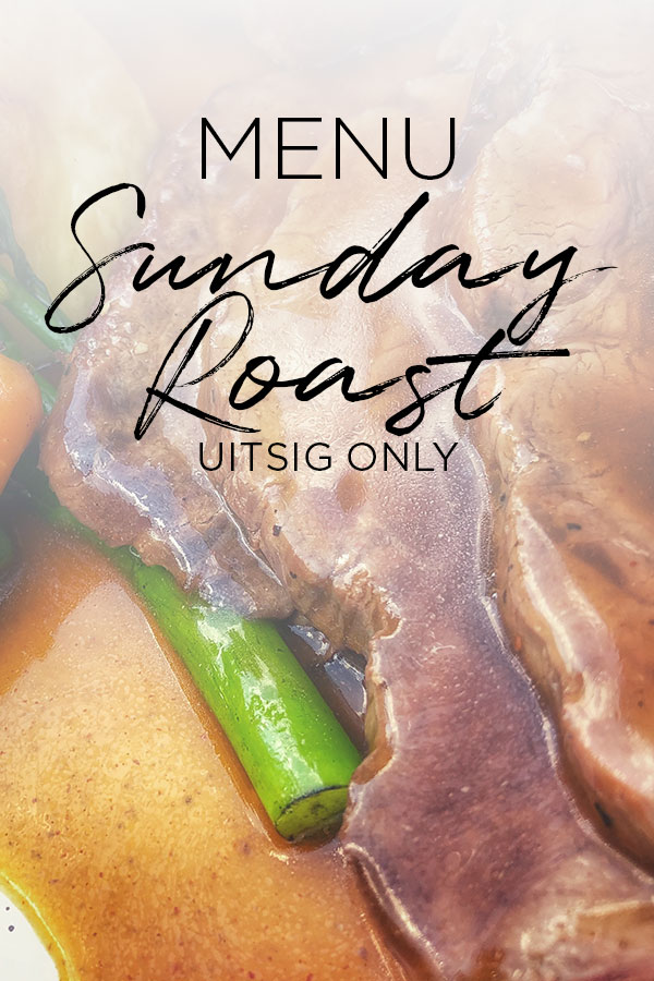 Sunday roast lunch Constantia